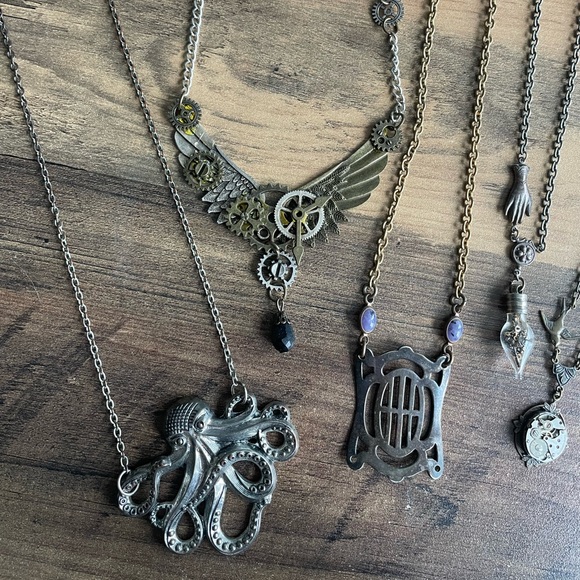 Set of Steampunk Necklaces - Picture 2 of 3
